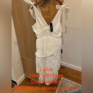 Lulus white dress